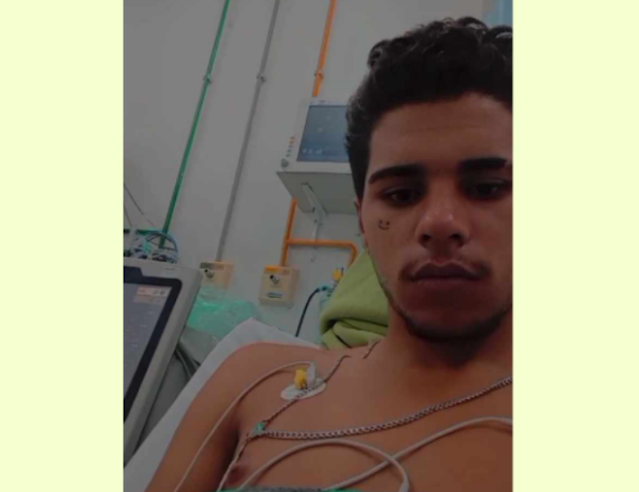 Com hemorragia cerebral, rapaz de 21 anos aguarda transferência para Jundiaí